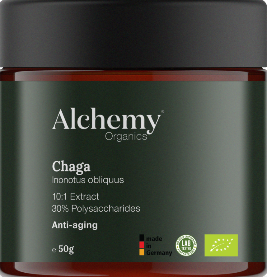 Chaga Mushroom Powder -Powerful antioxidant for immune health.