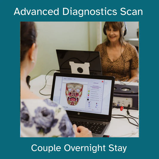 TOTAL BODY SCAN x 2 plus OVERNIGHT STAY (Couple)